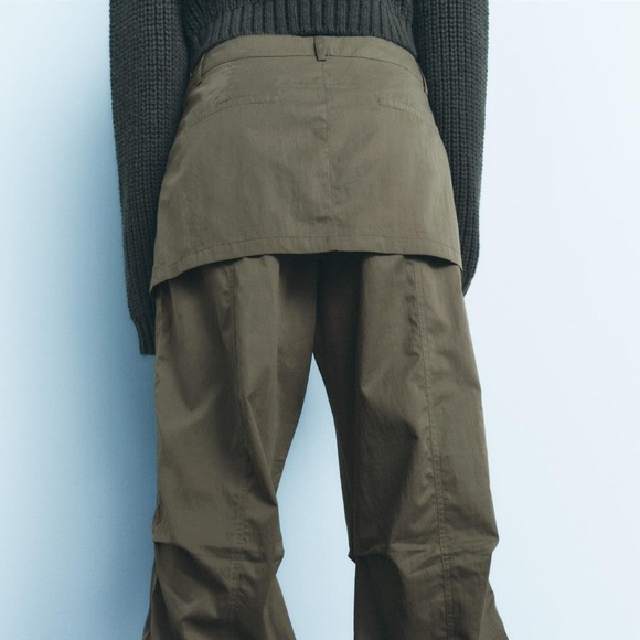 CARGO SKIRT LAYERED BOTTOMS - Picture 10 of 13